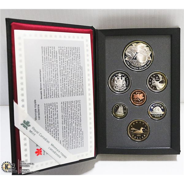 1996 PROOF SET CANADIAN COINAGE