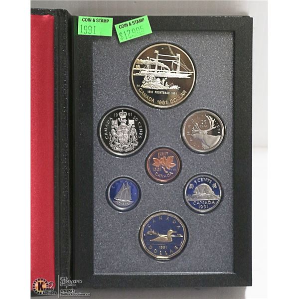 1991 PROOF SET CANADIAN COINAGE