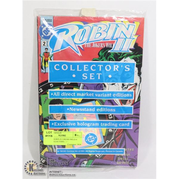 SEALED ROBIN II JOKERS WILD 4 ISSUE COLLECTORS SET