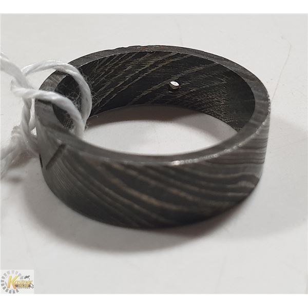 DAMACUS - HAND MADE STEEL RING- NEW (27)