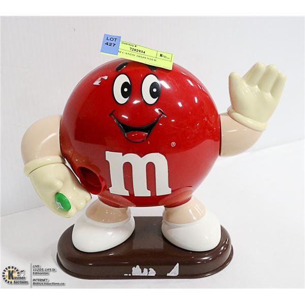 M AND M CANDY DISPENSER