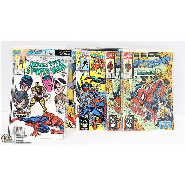 LOT OF 25 SPIDERMAN COMICS
