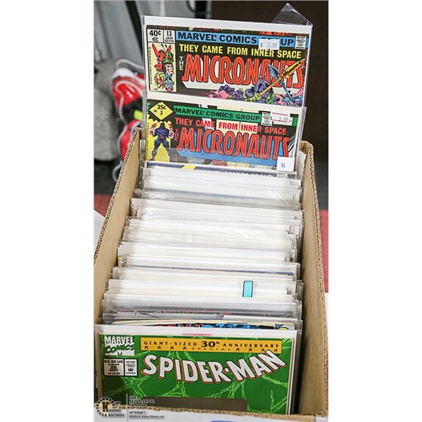 BOX WITH 40+ SPIDERMAN COMICS