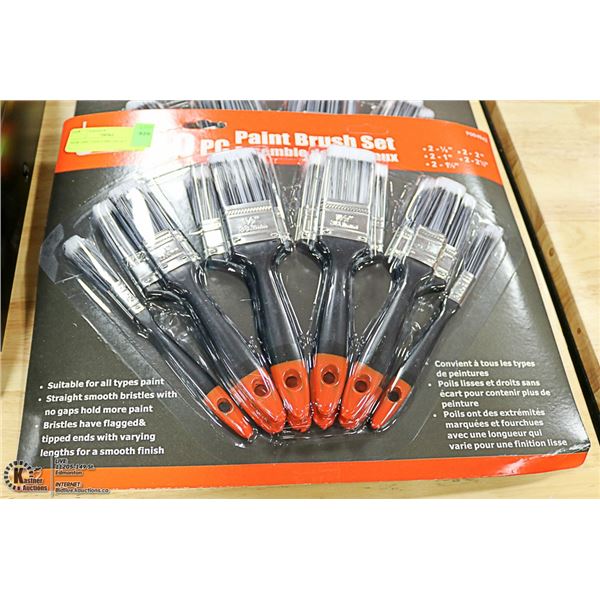 NEW 10PC PAINT BRUSH SET