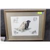 Image 1 : UNTITLED "TRIBUTE TO MY BUDDY" DOG FRAMED PRINT