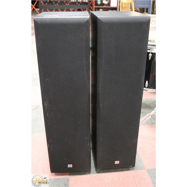 SET OF 2 JBL NORTHRIDGE E SERIES TOWER SPEAKERS -