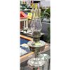 Image 1 : ANTIQUE ALLADIN COAL OIL LAMP W/ ORIGINAL CHIMNEY