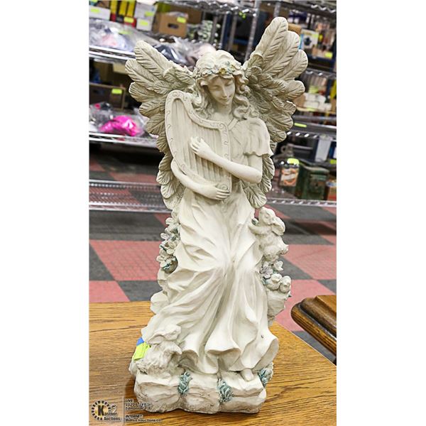 ANGEL GARDEN STATUE, 21" TALL