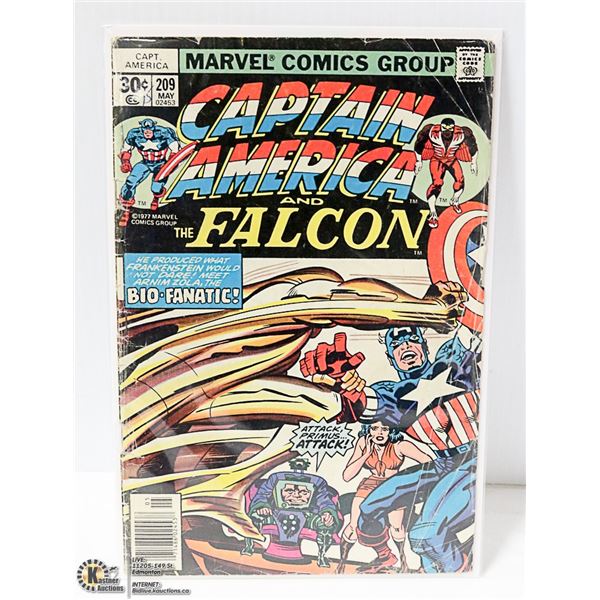 CAPTAIN AMERICA #209 COMIC - TWO 1ST APPEARANCES