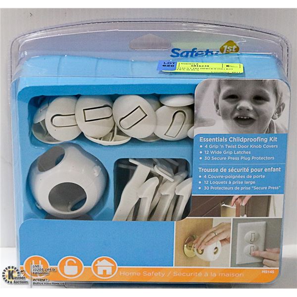 ESSENTIALS CHILDPROOFING KIT INCLUDES 46 PCS