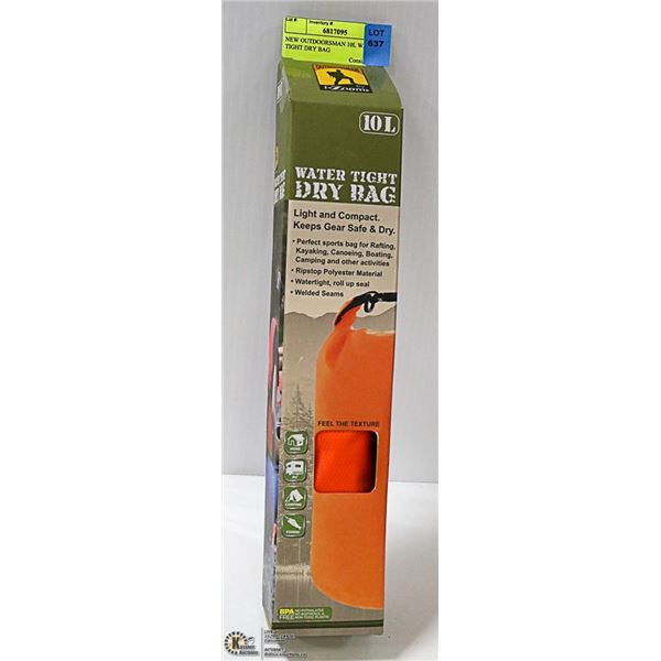 NEW OUTDOORSMAN 10L WATER TIGHT DRY BAG