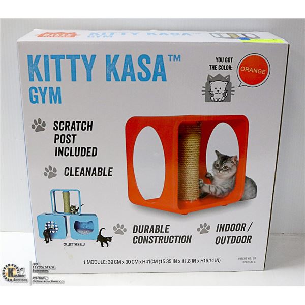 NEW ORANGE KITTY KASA GYM