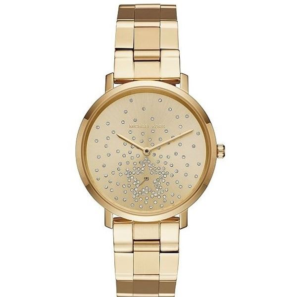 NEW MICHAEL KORS GOLD TONE 37MM MSRP $429