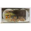 Image 1 : WEIRD VINTAGE BLOWN GLASS DEER DIORAMA