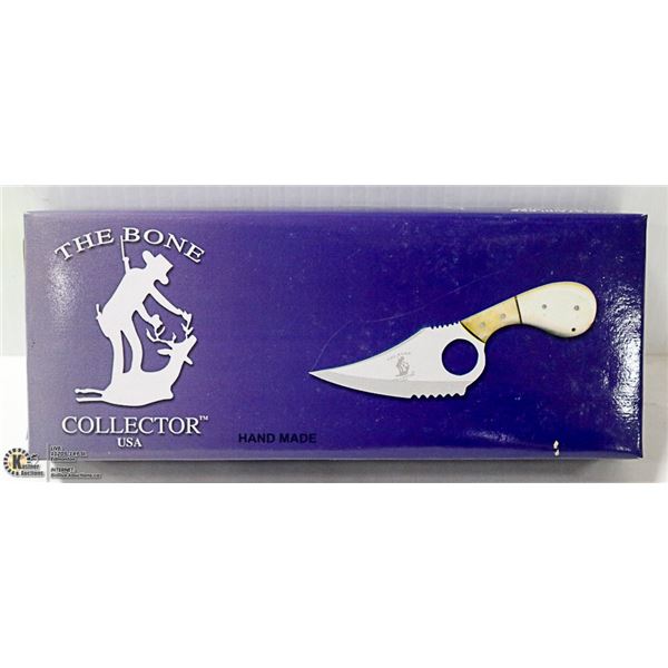 NEW BONE COLLECTOR 440 STAINLESS STEEL 7" 2 TONE