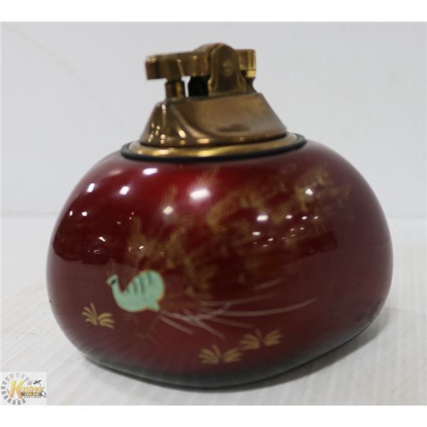 1960'S JAPAN LIGHTER WITH HAND PAINTED DESIGN