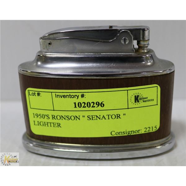 1950'S RONSON " SENATOR " LIGHTER