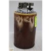 Image 1 : BLUE MOUNTAIN POTTERY LIGHTER 1950'S BROWN
