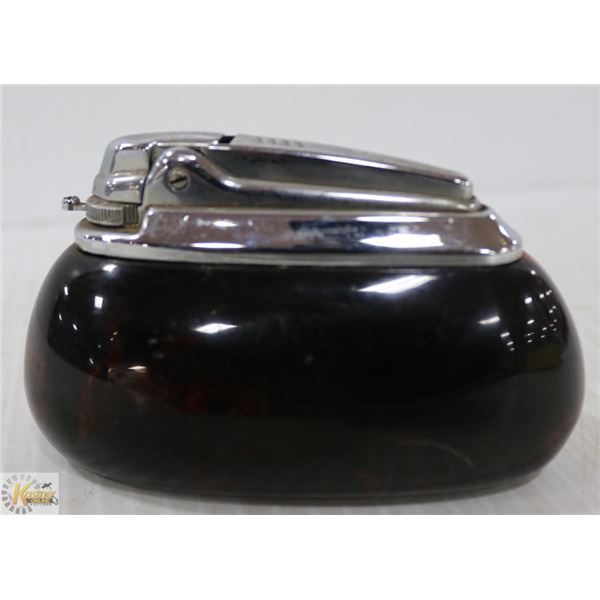 RONSON "VARAFLAME JUPITER" LIGHTER TIGERS EYE