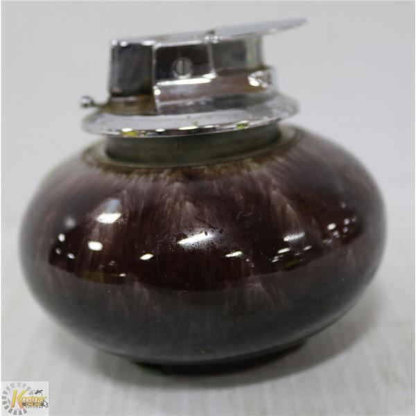 BLUE MOUNTAIN POTTERY LIGHTER 1950'S BROWNISH