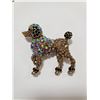 Image 1 : FRENCH POODLE RHINESTONE BROOCH