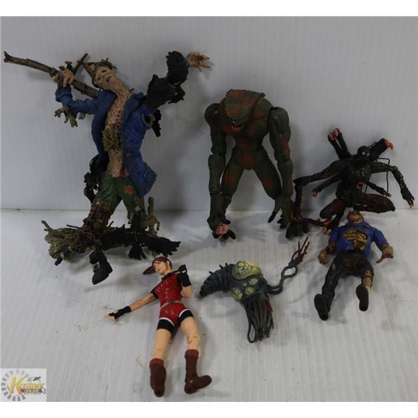 COLLECTIBLE ACTION FIGURE LOT