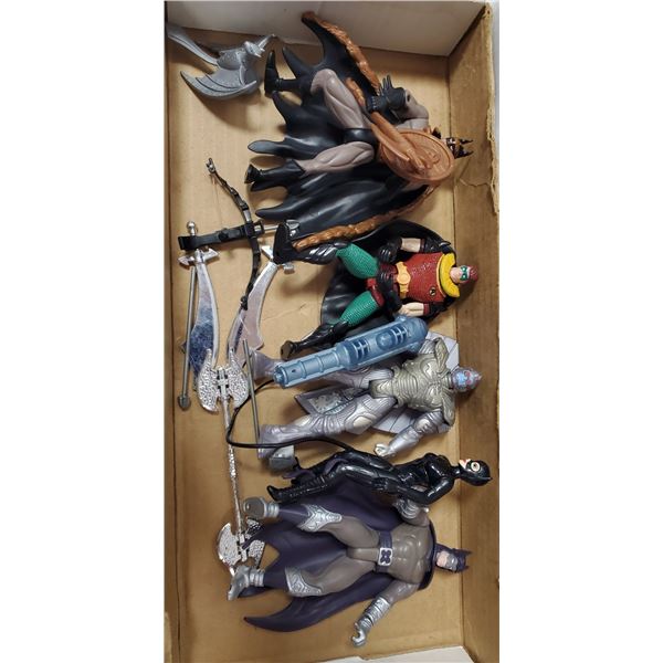 VINTAGE BATMAN ANIMATED ACTION FIGURE LOT