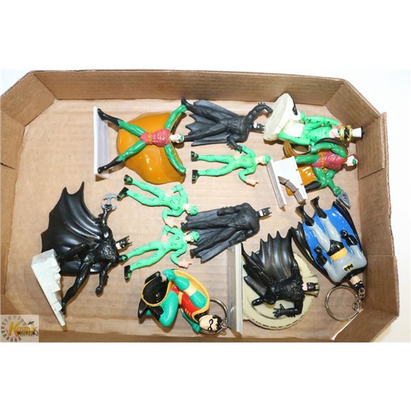 LARGE LOT OF COLLECTIBLE BATMAN MINIATURES