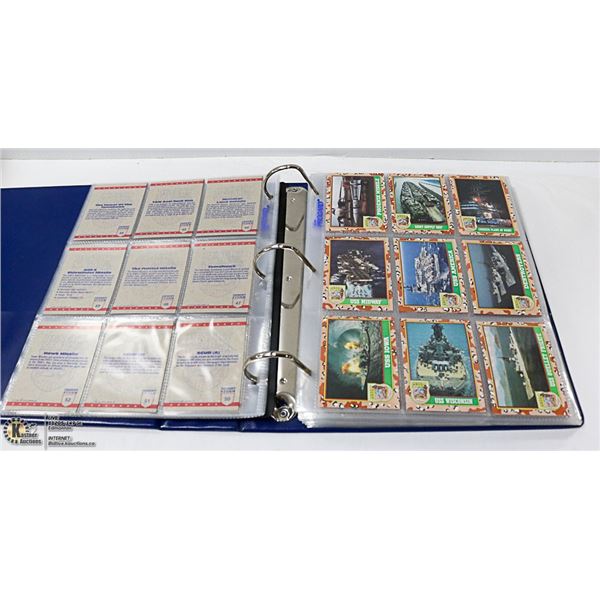 DESERT STORM TRADING CARD BINDER