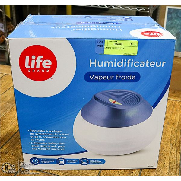 COOL MIST HUMIDIFIER