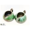 Image 1 : TWO BLUE MOUNTAIN POTTERY CREAMER
