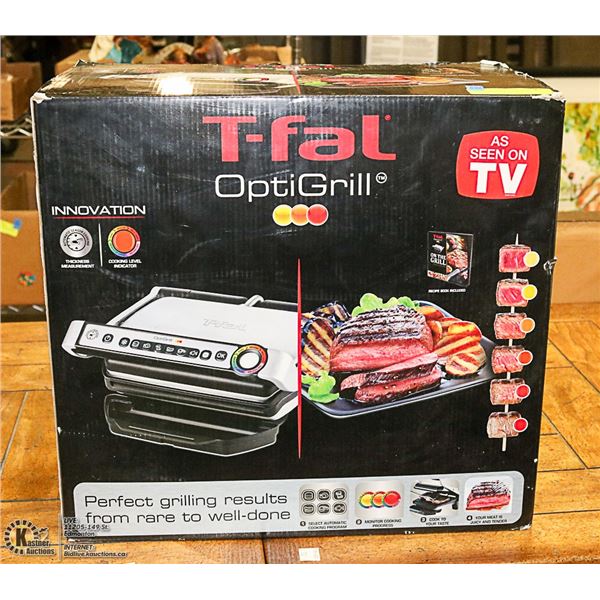 T-FAL OPTI GRILL-USED
