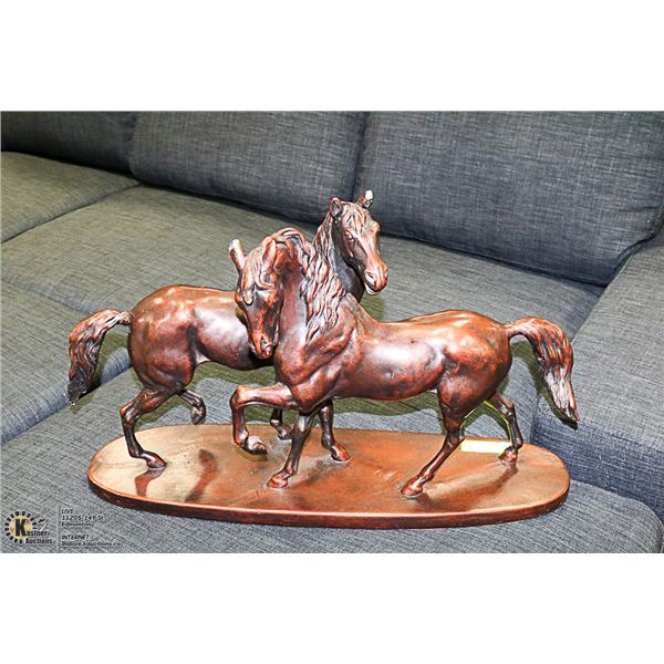 1975 AUSTIN HORSES SCULPTURE BY A.PRIMTEMPS