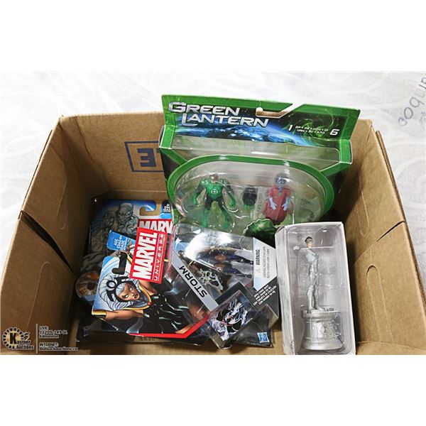 MARVEL DC INBOX FIGURES  - 5 FIRURINES COLLECTIBLE