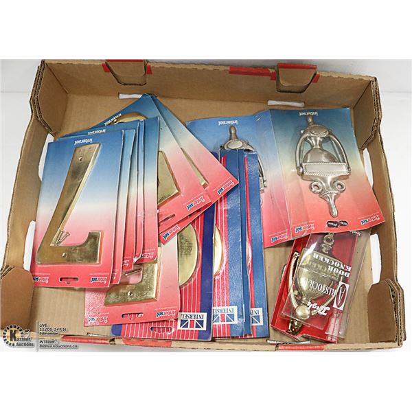 NEW DOOR KNOCKERS AND HOUSE NUMBERS