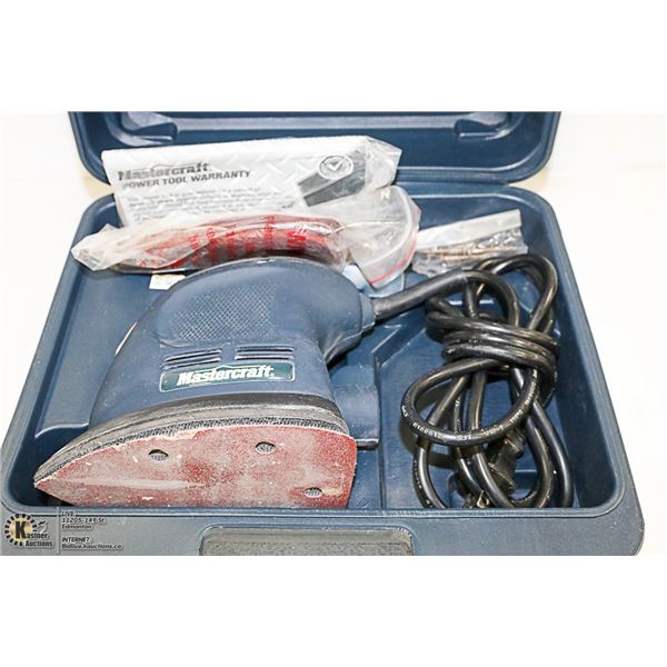 MASTERCRAFT ELECTRIC SANDER WITH ACCESSORIES