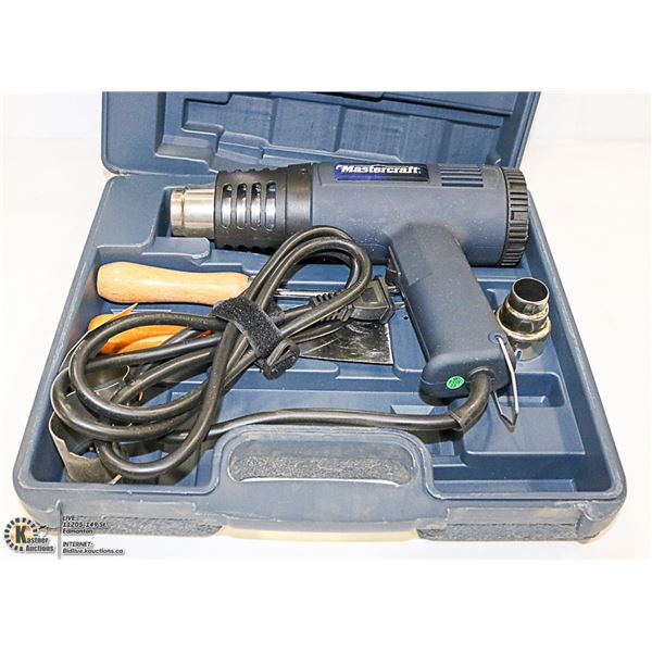 MASTERCRAFT HEAT GUN TOOL SET WITH ACCESSORIES
