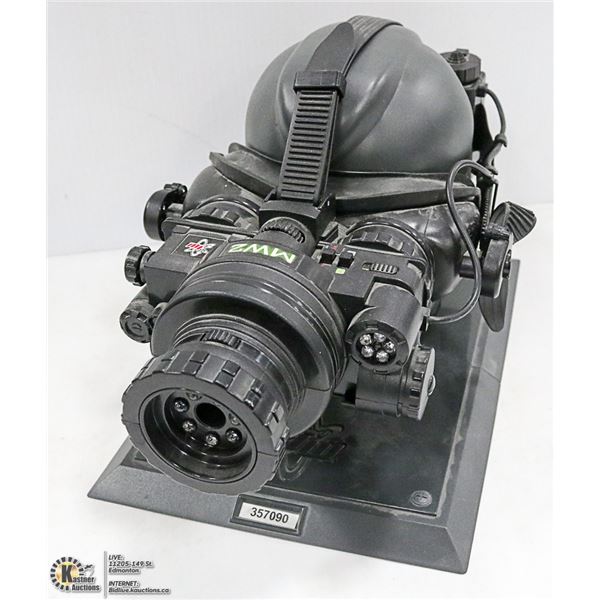 NIGHT VISION HEADSET ON HEAD FORM