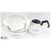 Image 1 : VINTAGE CORNING WARE TEAPOT AND CASSEROLES