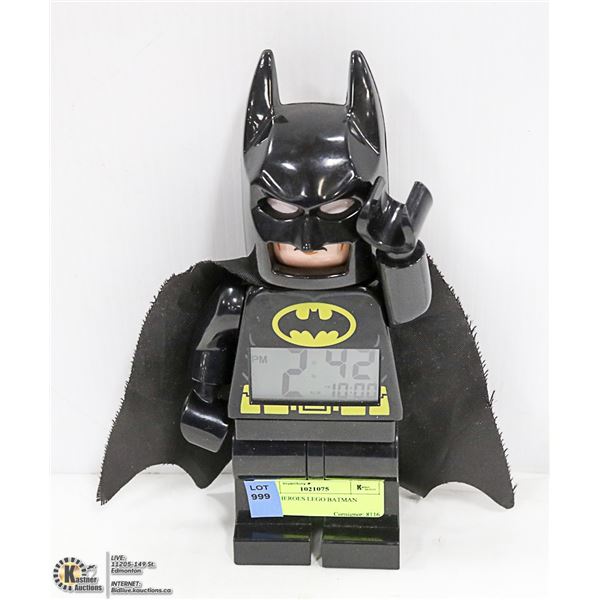 SUPERHEROES LEGO BATMAN CLOCK