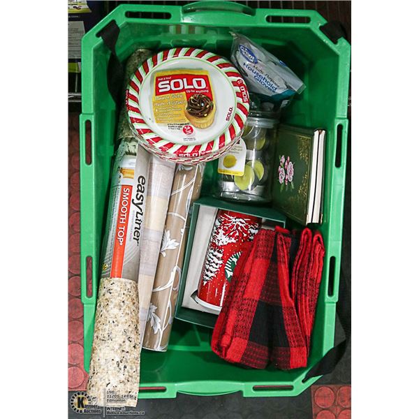 SUPERSTORE TOTE W/ HOUSEHOLD ACCESSORIES