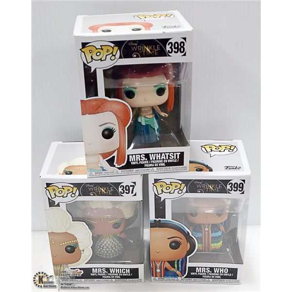 FUNKO POPS  397,398,399