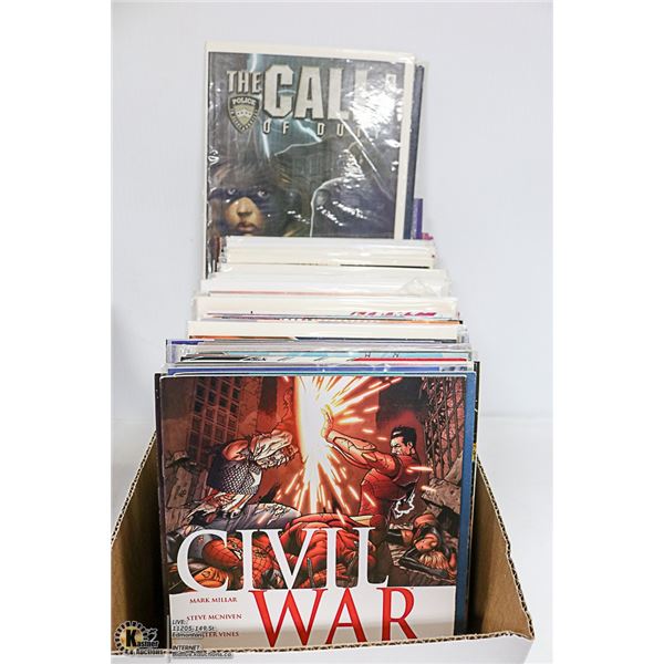 BOX OF UNSEARCHED ESTATE COLLECTORS COMICS