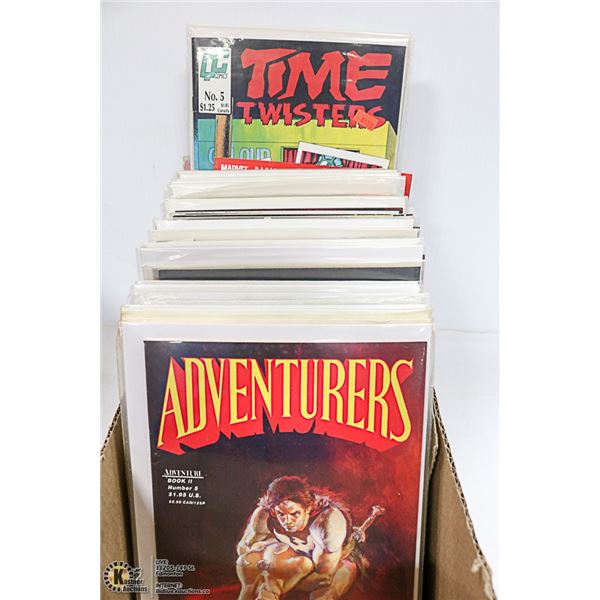 BOX OF UNSEARCHED ESTATE COLLECTORS COMICS