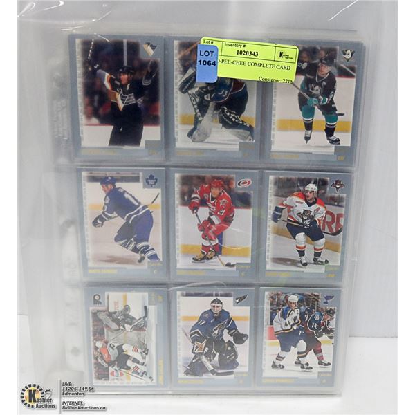 00-01 O-PEE-CHEE COMPLETE CARD SET