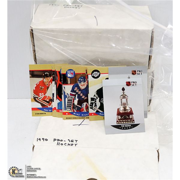4 X COMPLETE 1990 PRO SET SERIES 1 SETS