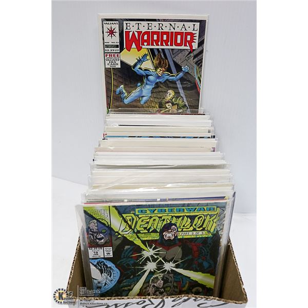 BOX OF UNSEARCHED ESTATE COLLECTORS COMICS