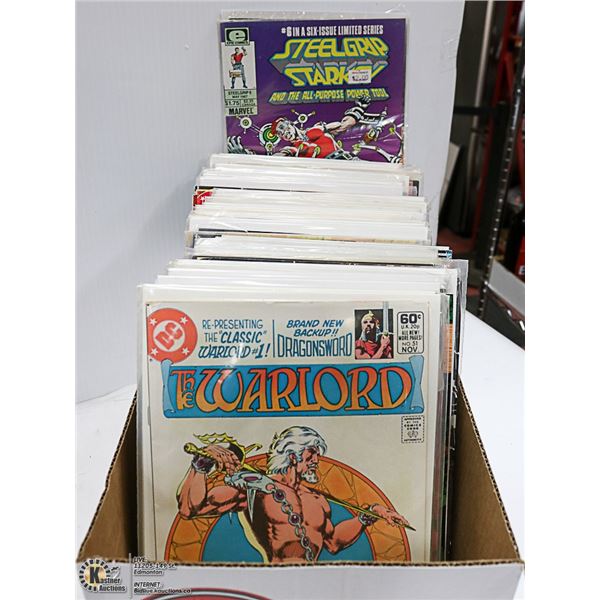 BOX OF UNSEARCHED ESTATE COLLECTORS COMICS