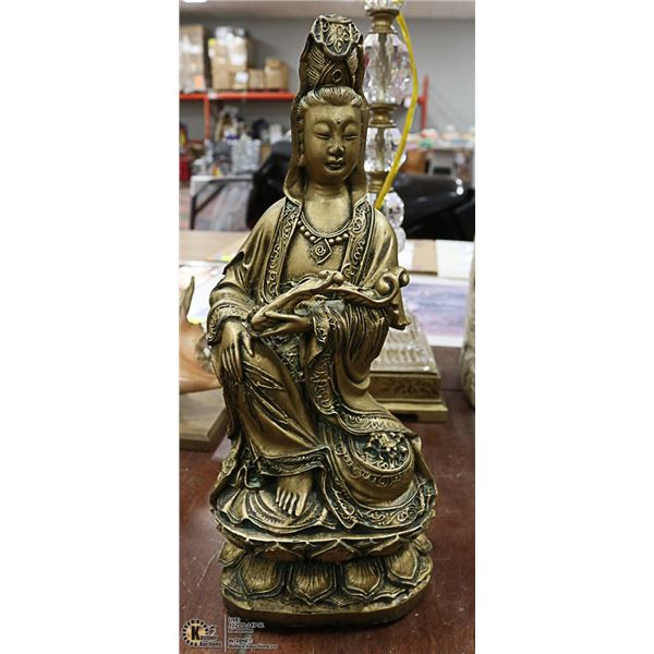 FEMALE BUDDHA 13.5" X 6"