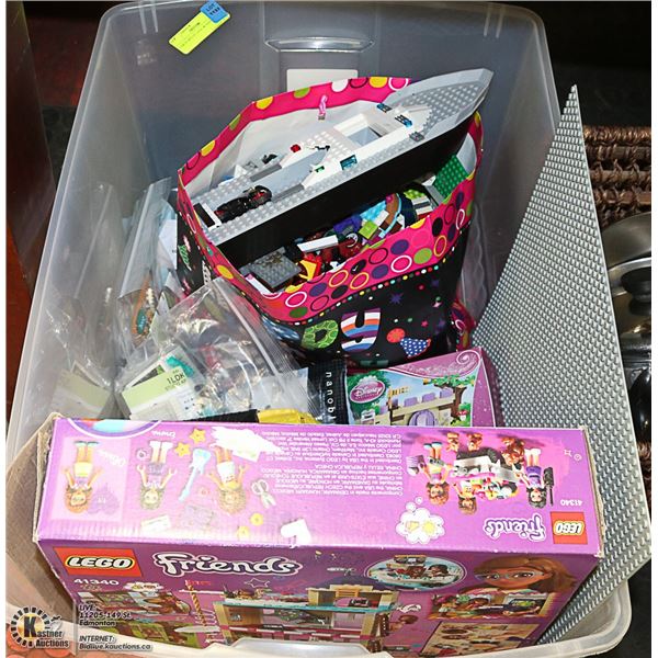 LARGE BIN OF LEGO & NANO